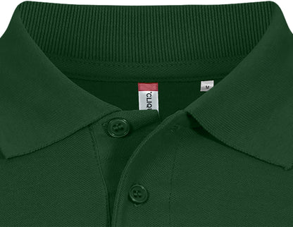 Poloshirt Flaschengrün
