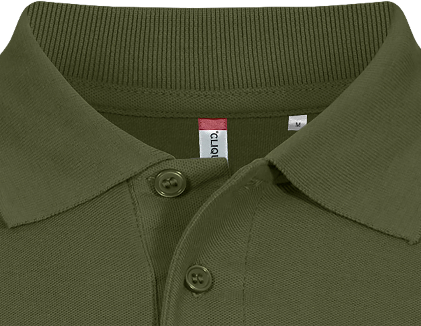Poloshirt Moosgrün