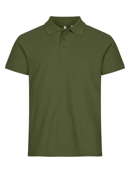 Poloshirt Moosgrün