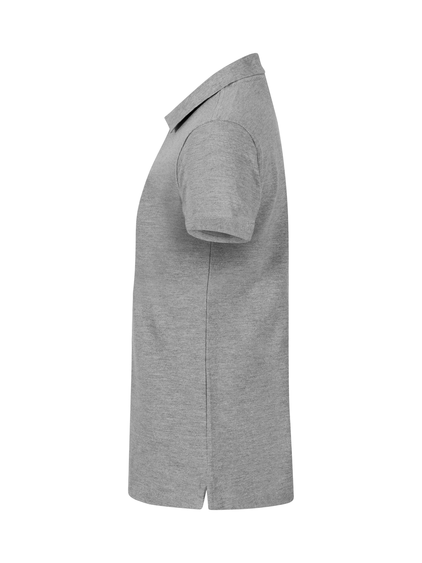 Poloshirt Graumeliert