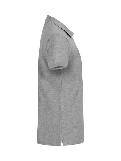 Poloshirt Graumeliert
