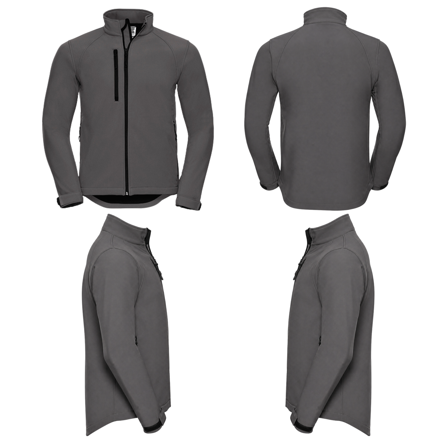 Softshelljacke Grau individuell bestickt Schweiz